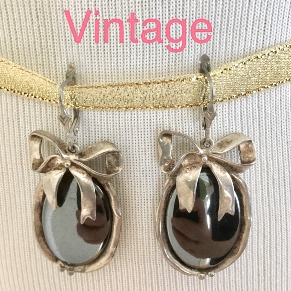 Vintage earrings Sterling Silver earrings chandelier earrings